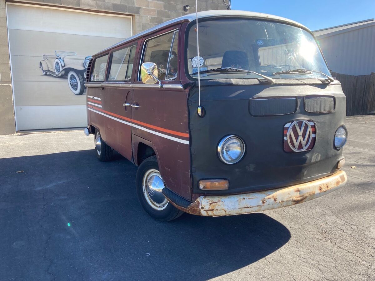 1968 volkswagen eurovan van red fwd manual