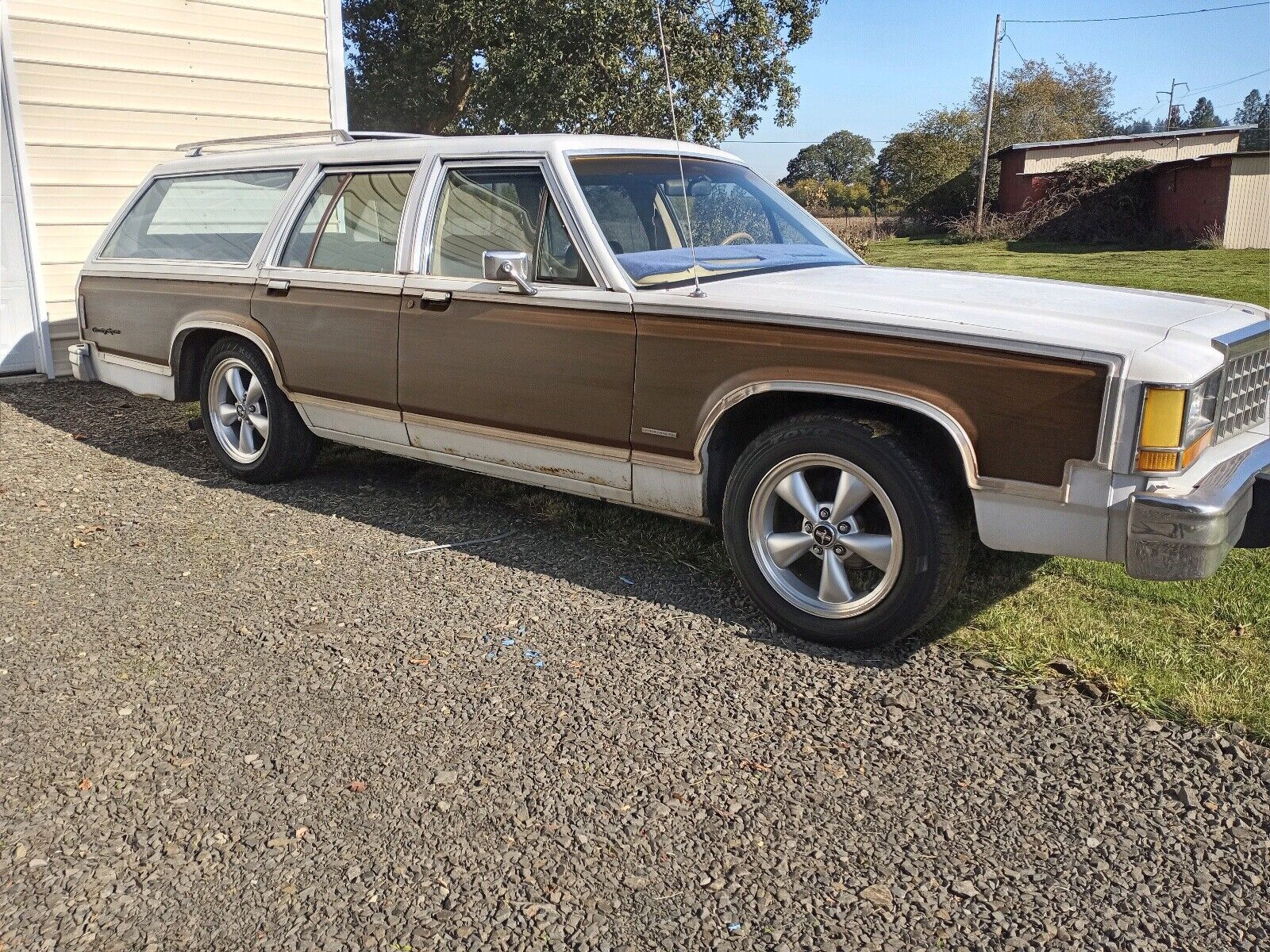 1984 ford ltd wagon white rwd automatic crown victoria country squire