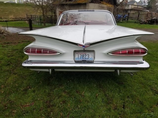 1959 chevrolet impala 4 speed manual coupe chevy, radio. 20k original miles