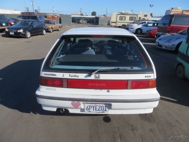 1991 honda civic dx used 1.5l i4 16v manual no reserve
