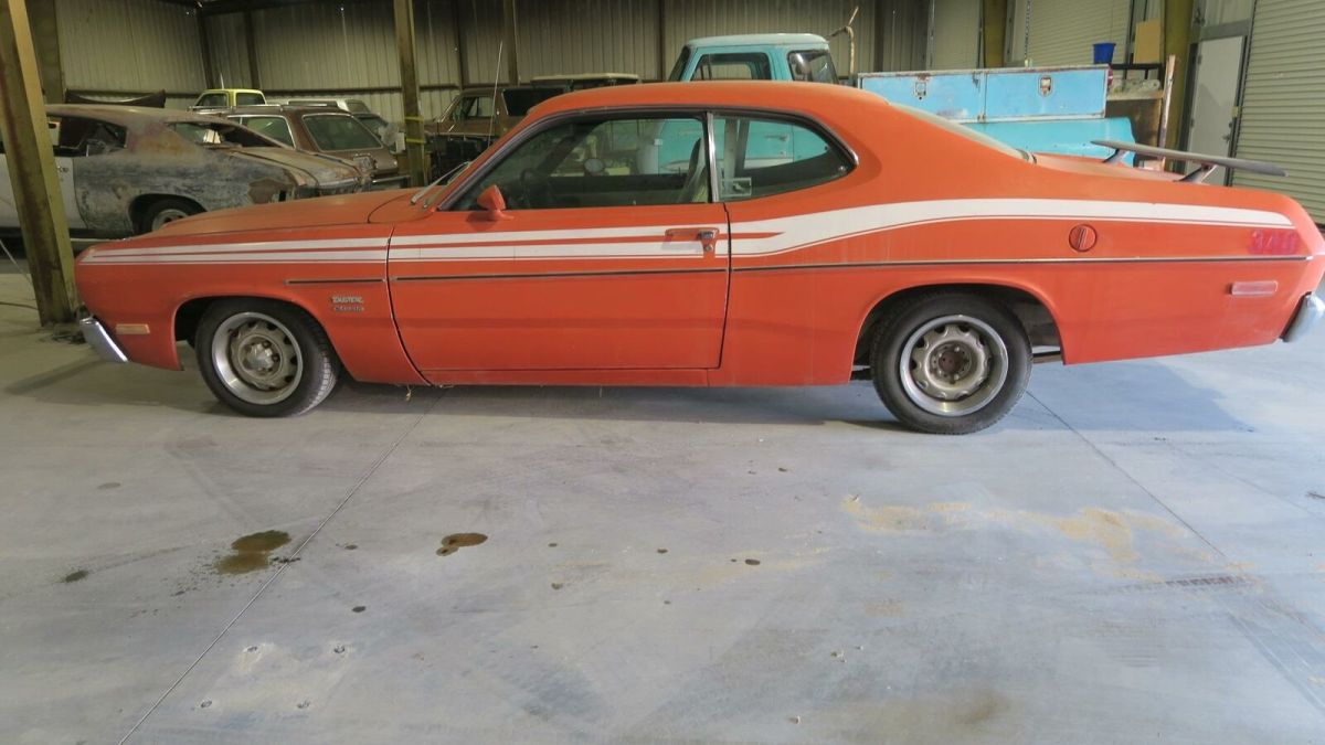 1973 plymouth duster 340 matching # build sheet survivor! clean!