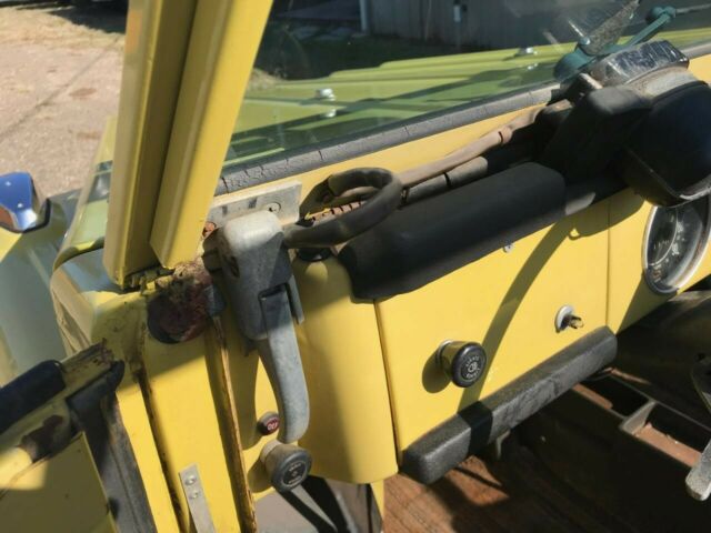 1973 4 door yellow volkswagen thing