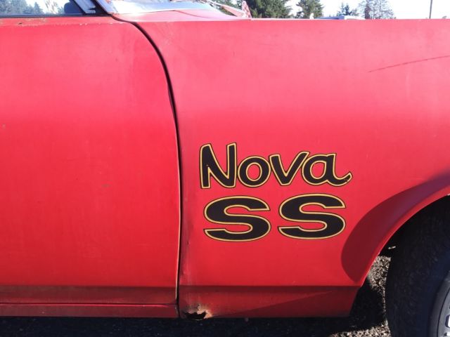 1974 chevrolet nova ss, 350, tach, posi, bucket seats, 1 owner, survivor!