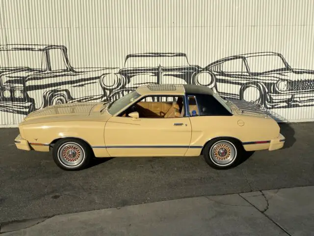 1977 ford mustang ii 42435 miles tan coupe