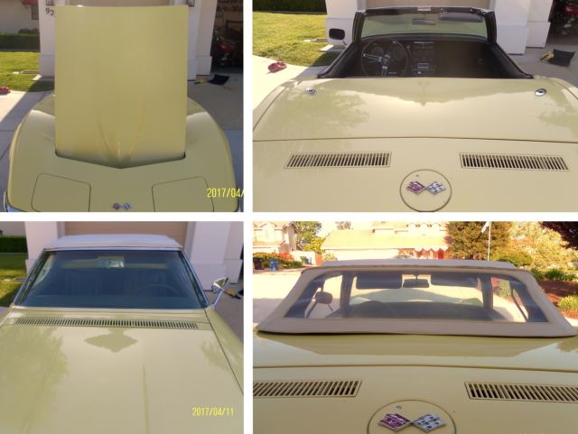 1968 classic original corvette -- 4-speed -- hardtop convertible both tops excel