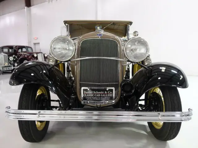 1932 ford model b roadster | leather seats | luggage rack | simulated wood dash