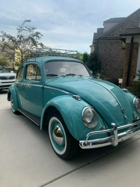 1962 vw beetle restored to original/75000 miles/one family owned