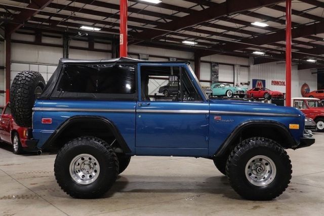1973 ford bronco 5987 miles midnight blue metallic suv 347 v8 automatic