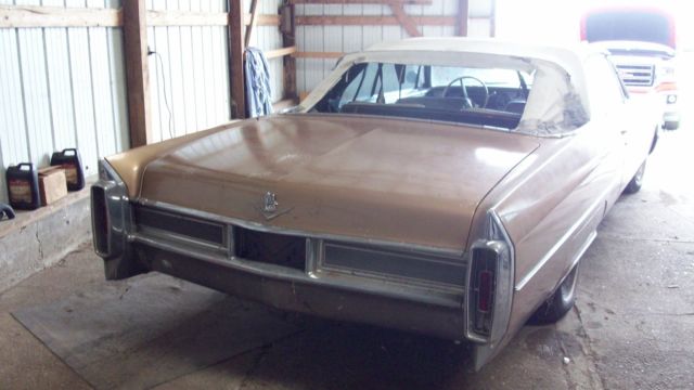 1965 cadillac deville convertible restore or parts car no reserve