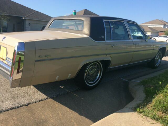1986 cadillac fleetwood brougham sedan 5.0 l v8 4bl ohv 4 speed autom