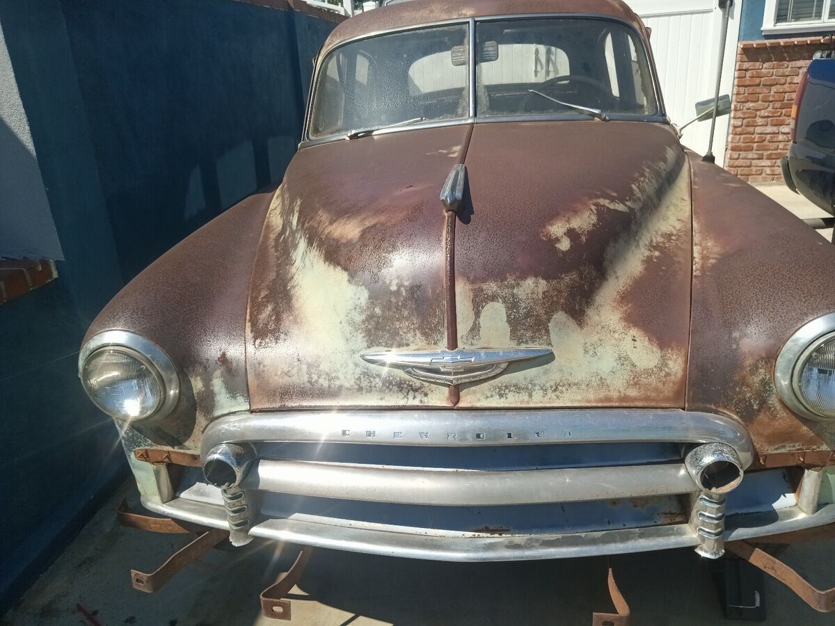1950 chevrolet classic sedan green