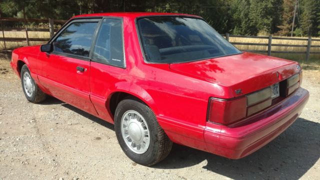 1993 ford mustang lx coupe, notchback, 100% stock, 4 cylinder, auto, 92k origina
