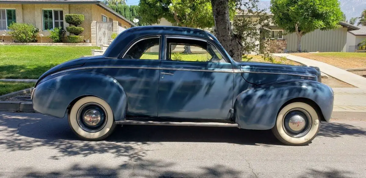 1940 mercury coupe coupe blue rwd manual