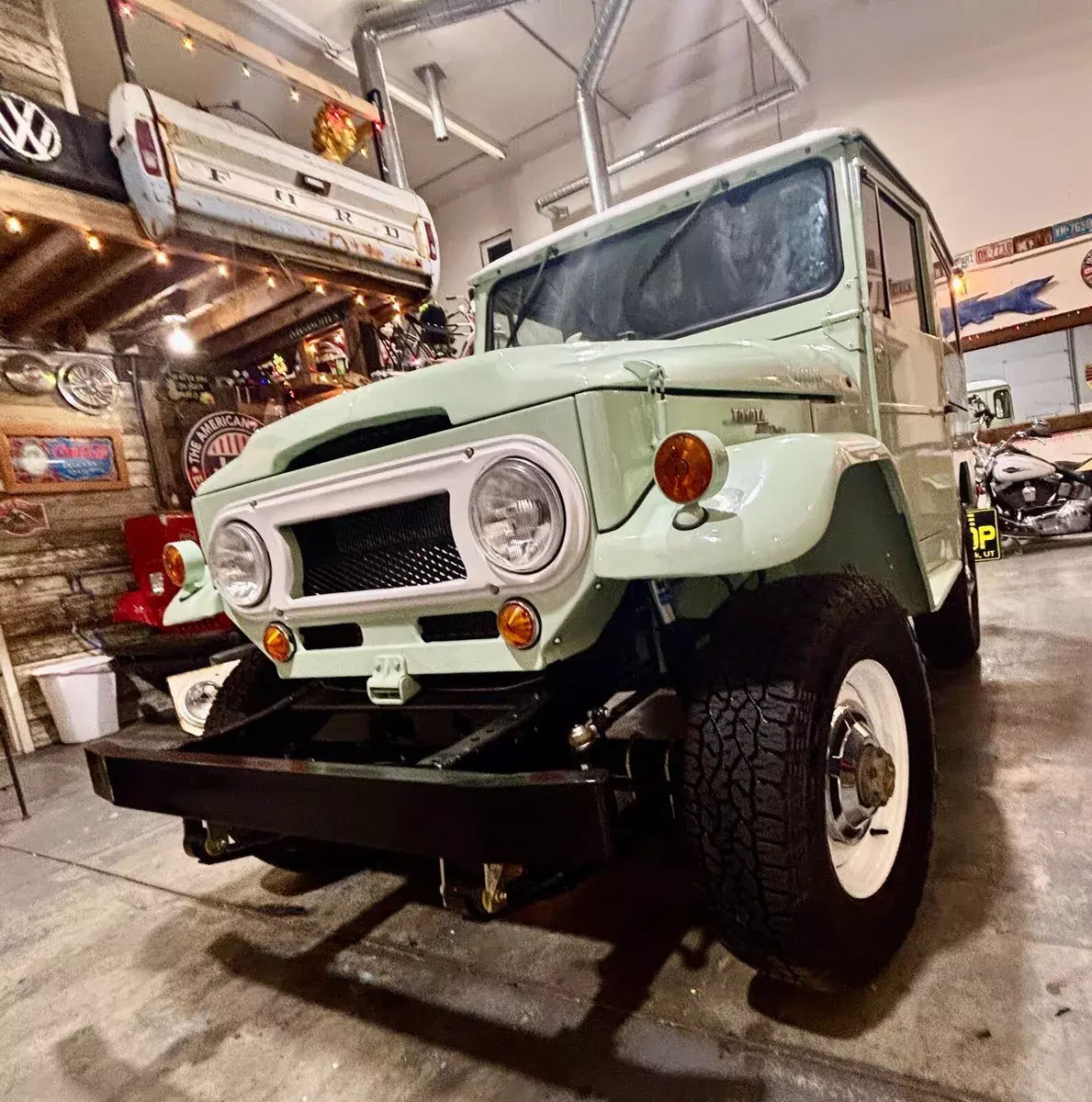1967 toyota land cruiser 40 green 4wd manual