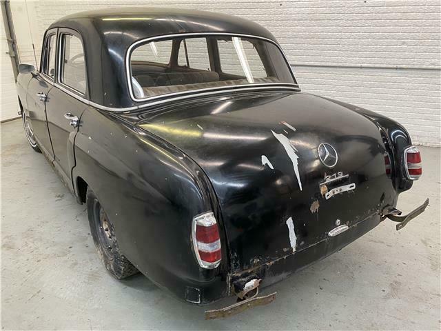 1958 mercedes benz type 219 pontoon sedan 25,000 miles black sedan 6 cylinder ma