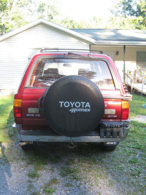 1990 toyota 4runner sr5 v6 4wd new timing belt, newer michelin tires