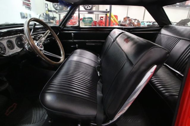 1965 chevrolet nova 26168 miles red coupe 400 v8 3 speed automatic