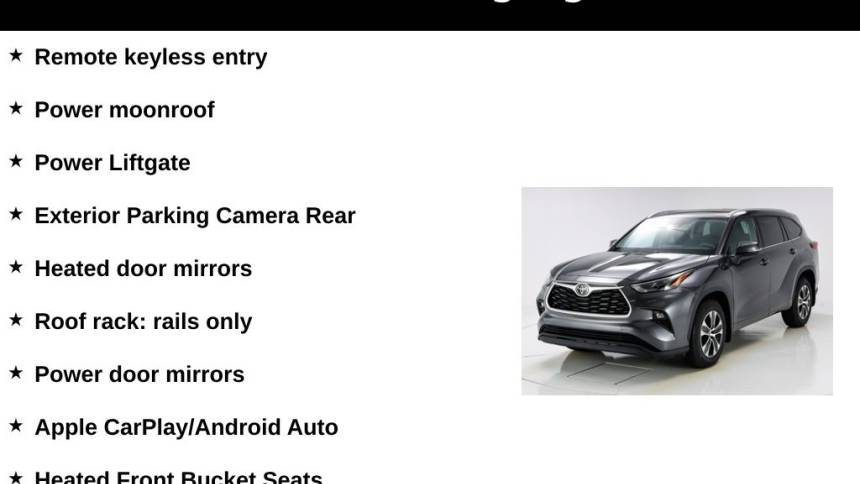 2022 toyota highlander xle