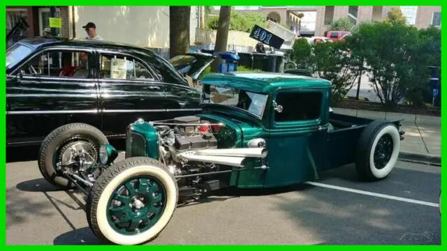 1934 ford 1/2 ton pickup truck fully custom 383 chevy stoker 3-spd automatic