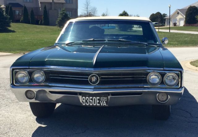 1965 buick wildcat custom 2dr convertible -classic - clean- 6.6l nailhead - rare