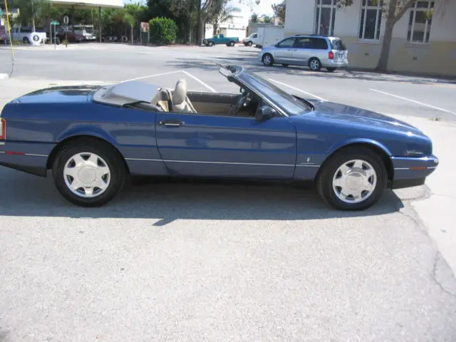93 cadillac allante montana blue 1 of 184 built 53,900 miles