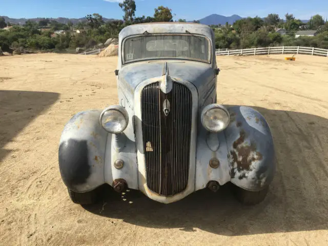 1936 plymouth w/1978 chrysler 360 police interceptor engine. classic rat rod