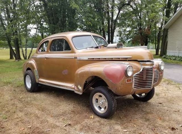 1941 chevrolet gasser coupe, 350 v8 tunnel ram, automatic, straight axle, kool!!