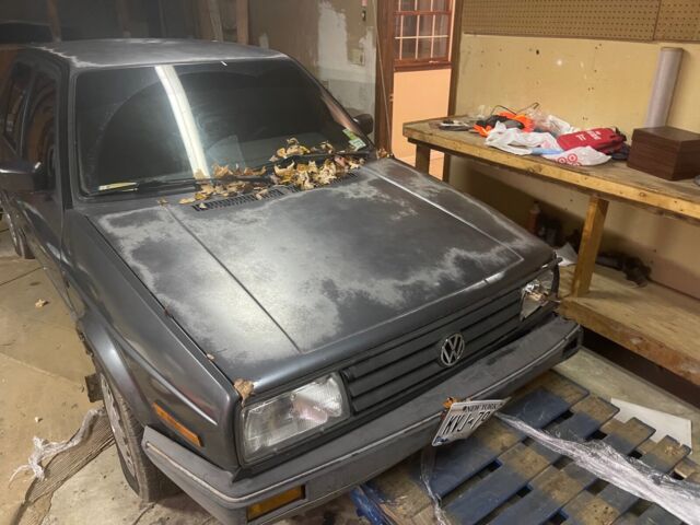 1989 volkswagen jetta sedan grey fwd manual