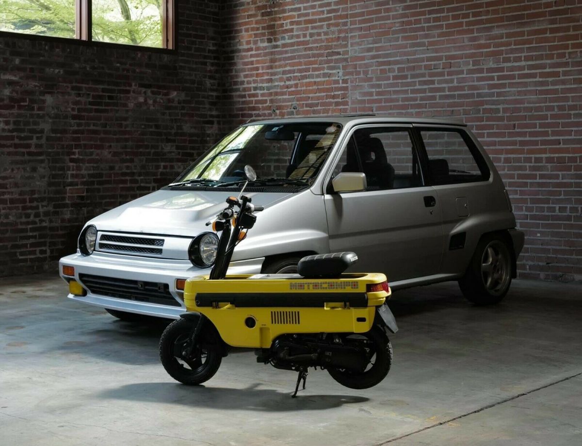 1983 honda city turbo ii with motocompo!