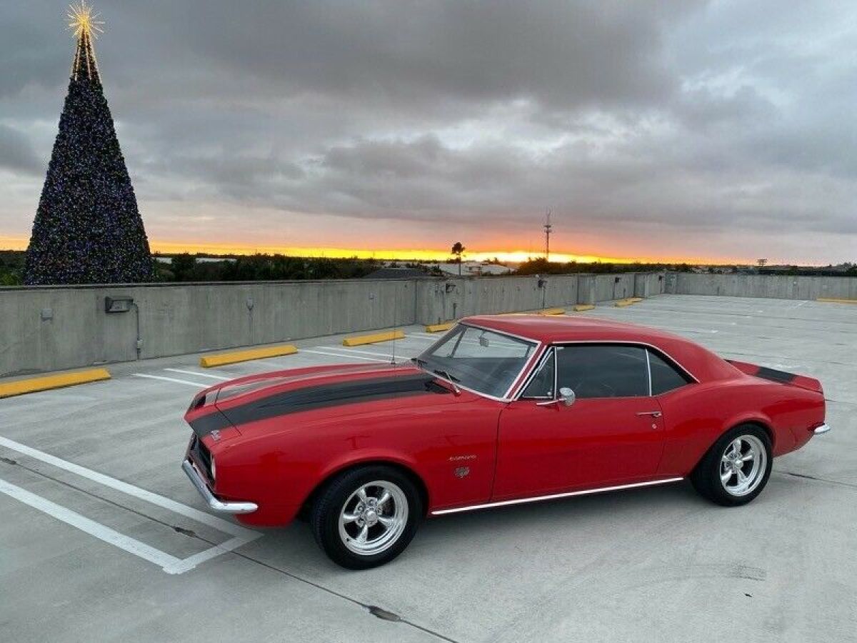 1967 chevrolet camaro coupe 1,691 miles red select automatic