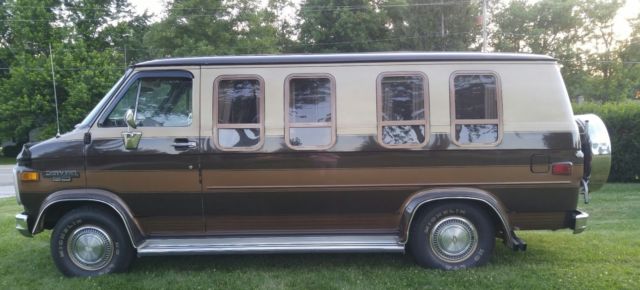 1984 chevrolet g20 conversion van-very clean-one owner-non-smoker