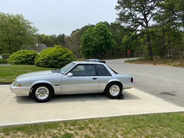 1992 ford mustang sedan grey rwd manual lx