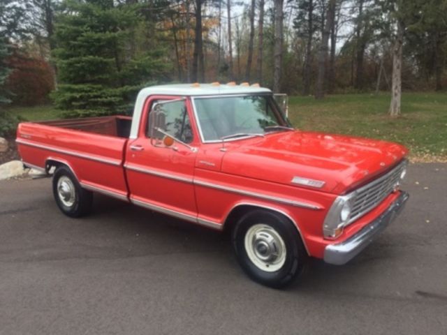 1967 ford f250 camper special pickup truck - 352 c.i. 208 h.p. ford v8 automatic