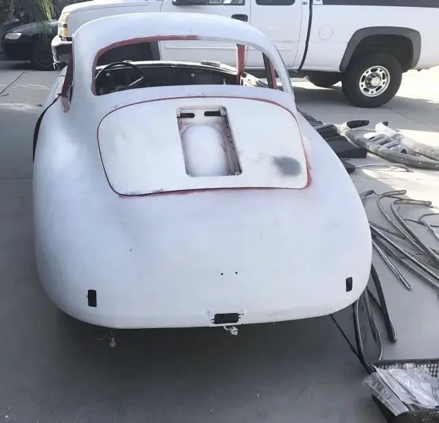 1961 porsche 356 coupe slate gray california car father's day special