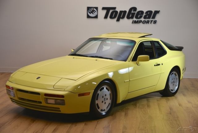 1987 porsche 944 turbo rare light yellow color excellent driver