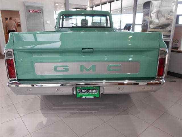 1969 gmc 1500 v-six truck cylinder green