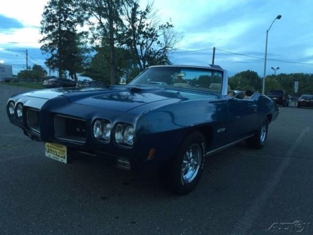 1970 pontiac gto convertible used manual
