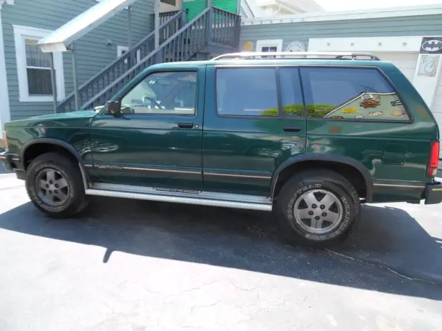 1994 gmc jimmy slt green 110,000 miles 6 cyl auto loaded like chevy blazer s 10