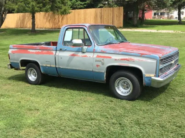 1983 chevy silverado c10 sorty 1/2 ton 2wd diesel