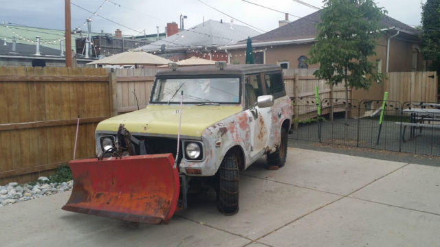 ih scout 800 international harvester 345 engine 4wd plow truck runs
