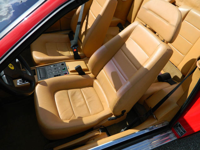 1989 ferrari mondial t cabriolet rosso corsa 26k miles excellent condition