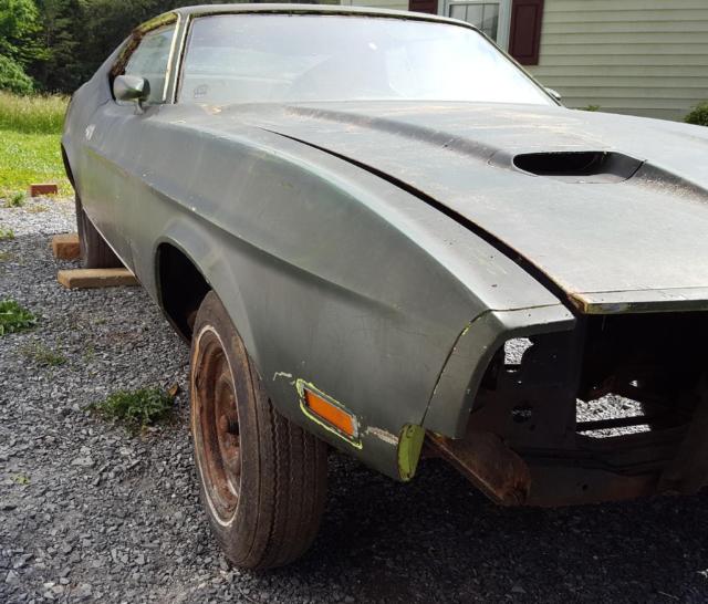 1971 mustang mach1 grabber lime m-code/4 spd
