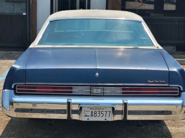 1975 chrysler new yorker brougham sedan blue