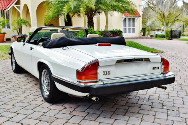 remarkable 1990 jaguar xjs convertible 5.3l v12 73k miles automatic rwd