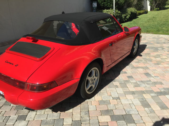 1993 porsche 911 carrera 2 convertible 2-door 3.6l