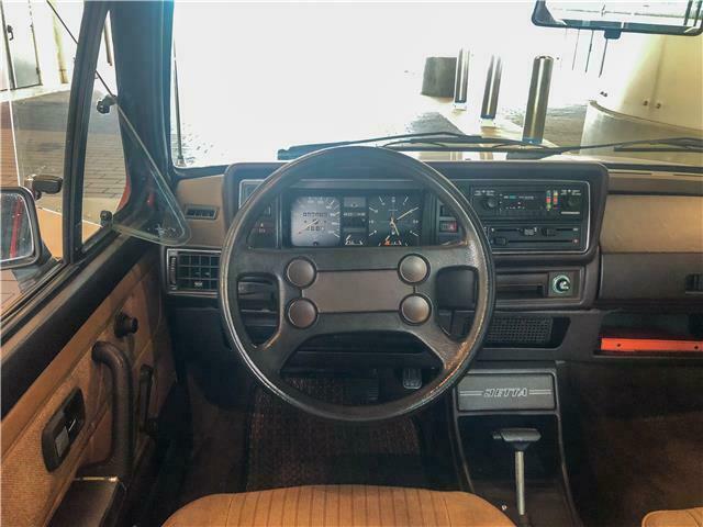 1983 volkswagen jetta mk1 4dr sedan 150,000 miles red automatic