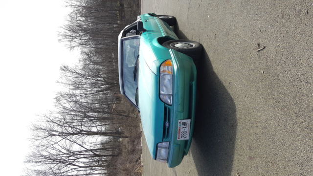 1993 calypso green ford mustang convertible lx