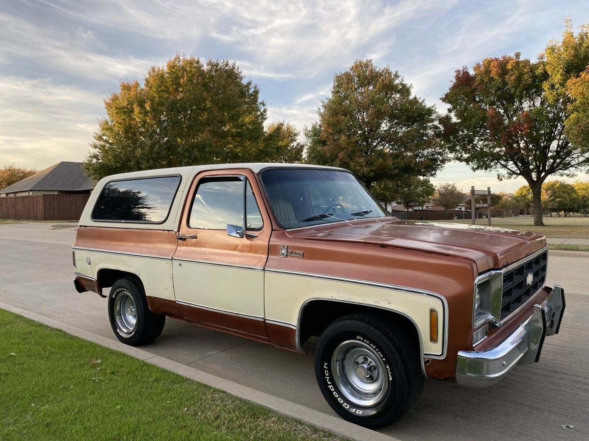 1978 chevrolet k5 blazer suv orange rwd automatic cheyenne