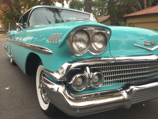 1958 chevy impala sport coupe, 348 tri-power engine
