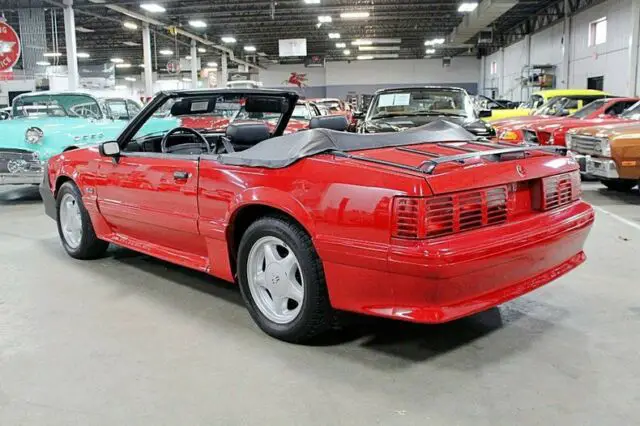 1993 ford mustang gt convertible 101884 miles red convertible 5.0l v8 5-speed ma